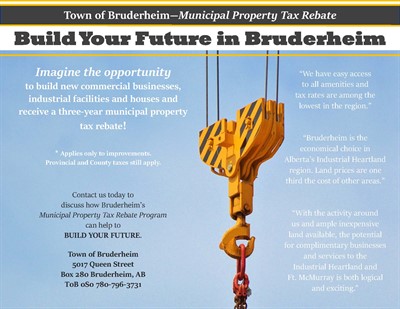 bruderheim municipal property tax rebate brochure